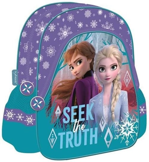 Plecak szkolny dla chłopca i dziewczynki  St.Majewski Kraina Lodu jednokomorowy St.Majewski