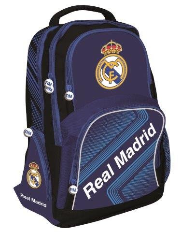 Plecak szkolny dla chłopca i dziewczynki St.Majewski Real Madryt Real Madryt dwukomorowy St.Majewski