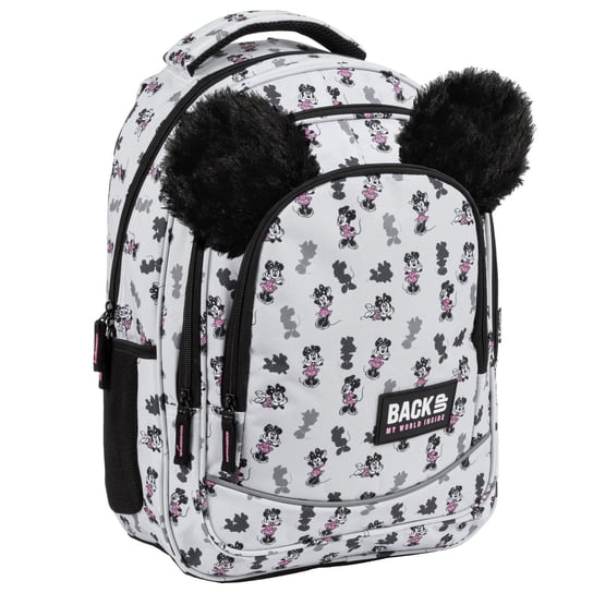 Plecak szkolny dla chłopca i dziewczynki szary BackUp trzykomorowy BackUp