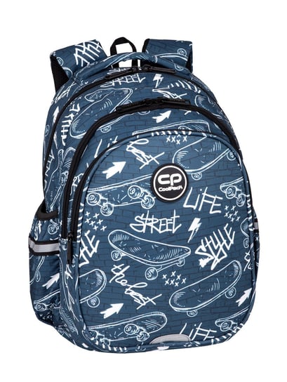 Plecak szkolny dla chłopca i dziewczynki szary CoolPack dwukomorowy CoolPack
