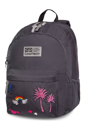 Plecak szkolny dla chłopca i dziewczynki szary CoolPack trzykomorowy CoolPack