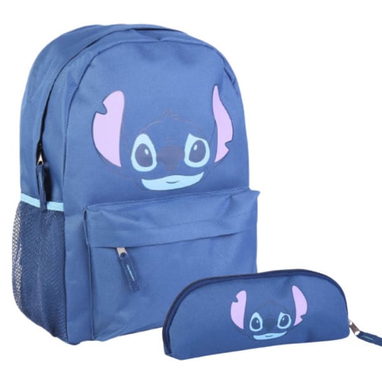 Plecak szkolny dla chłopca i dziewczynki z piórnikiem Lilo & Stitch niebieski Cerda
