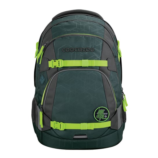 Plecak szkolny dla chłopca i dziewczynki zielony Coocazoo czterokomorowy Coocazoo