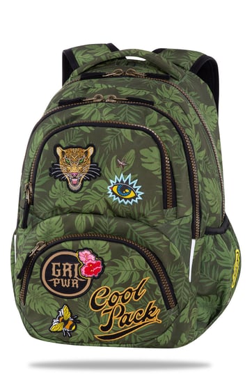 Plecak szkolny dla chłopca, moro, khaki, CoolPack CoolPack