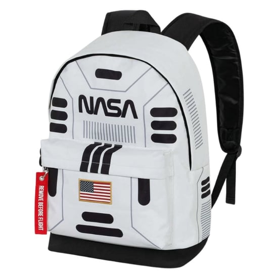 Plecak szkolny dla chłopca, Nasa Spaceship, biały, Karactermania Karactermania