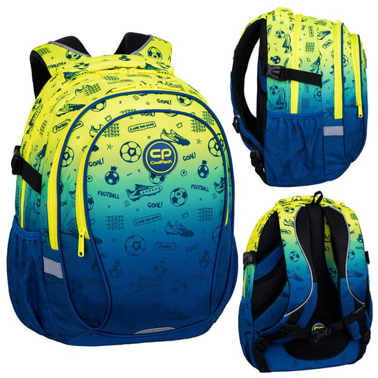 Plecak szkolny dla chłopca niebieski CoolPack czterokomorowy CoolPack