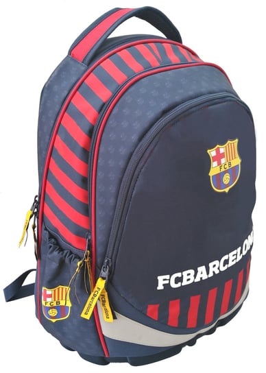 Plecak szkolny dla chłopca niebieski Eurocom FC Barcelona jednokomorowy Eurocom