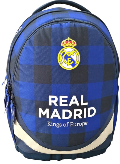 Plecak szkolny dla chłopca niebieski Eurocom Real Madryt jednokomorowy Eurocom