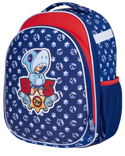 Plecak szkolny dla chłopca niebieski Leon BS Leon Shark jednokomorowy Leon
