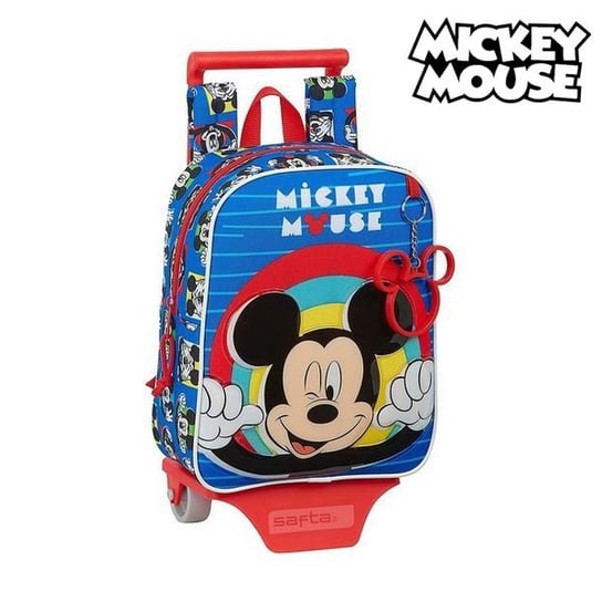 Plecak szkolny dla chłopca niebieski Myszka Miki jednokomorowy mickey mouse clubhouse