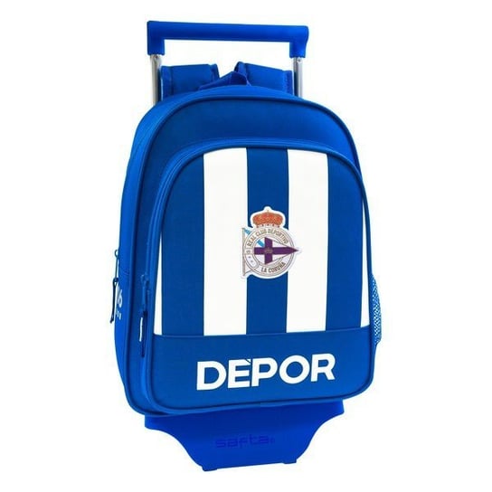 Plecak szkolny dla chłopca niebieski  R.C.Deportivo de La Coruña piłka nożna r. c. deportivo de la coruña