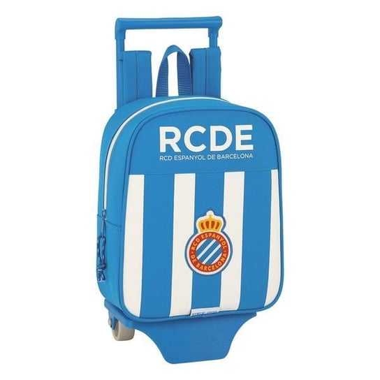Plecak szkolny dla chłopca niebieski  RCD Espanyol piłka nożna jednokomorowy rcd espanyol
