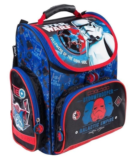 Plecak szkolny dla chłopca niebieski Star Wars BP59 jednokomorowy Star Wars gwiezdne wojny