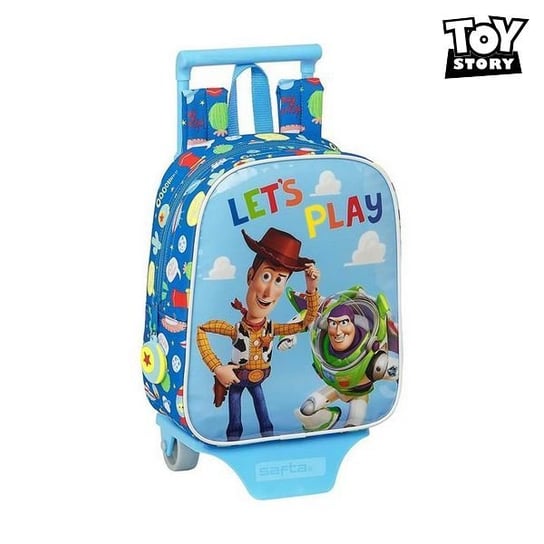 Plecak szkolny dla chłopca niebieski Toy Story Let's Play jednokomorowy TOY STORY