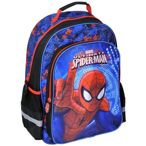 Plecak szkolny dla chłopca Paso Spider-Man dwukomorowy Paso