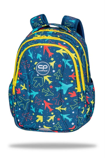 Plecak szkolny dla chłopca różnokolorowy CoolPack trzykomorowy CoolPack