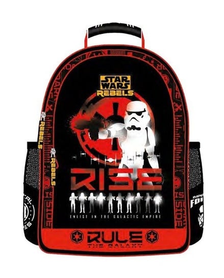 Plecak szkolny dla chłopca St.Majewski Star Wars dwukomorowy St.Majewski