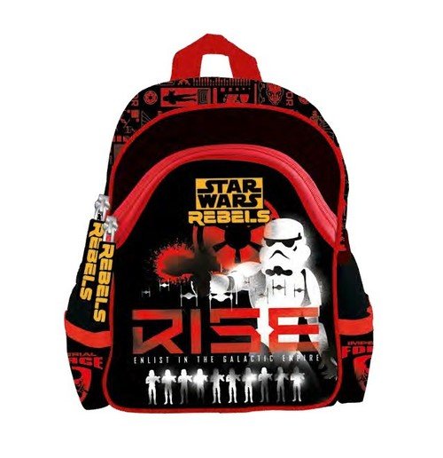 Plecak szkolny dla chłopca St.Majewski Star Wars jednokomorowy St.Majewski