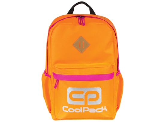 Plecak szkolny dla dzieci, gładki, pomarańczowy,  Jump Neon 44615CP CoolPack CoolPack