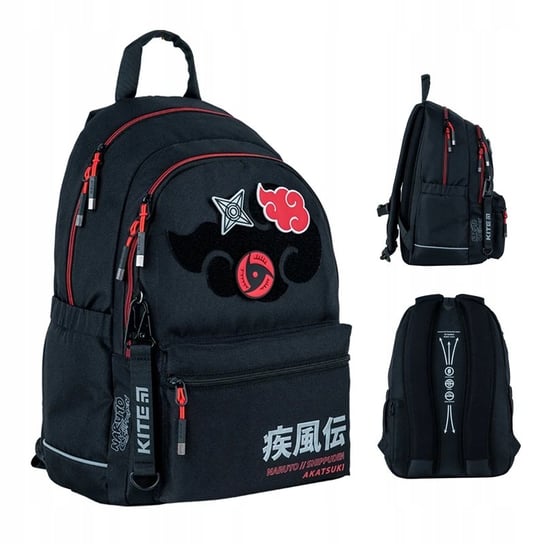 Plecak szkolny dla dzieci Naruto Shippuden czarny Kite KITE