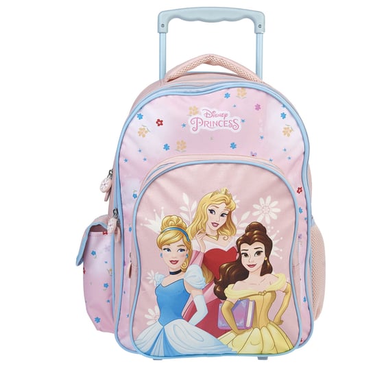 Plecak szkolny dla dziewczynki Auchan Księżniczki Disneya na kółkach Auchan