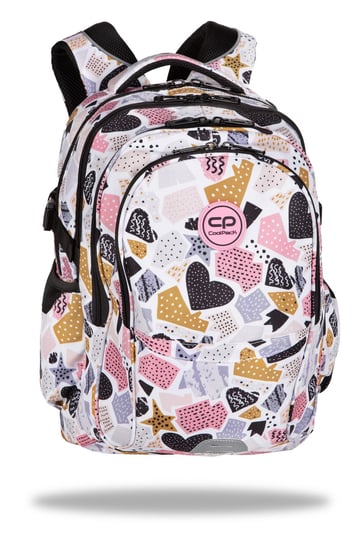 Plecak szkolny dla dziewczynki biały CoolPack wielokomorowy CoolPack