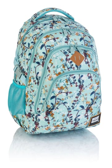 Plecak szkolny dla dziewczynki błękitny Head  czterokomorowy Head