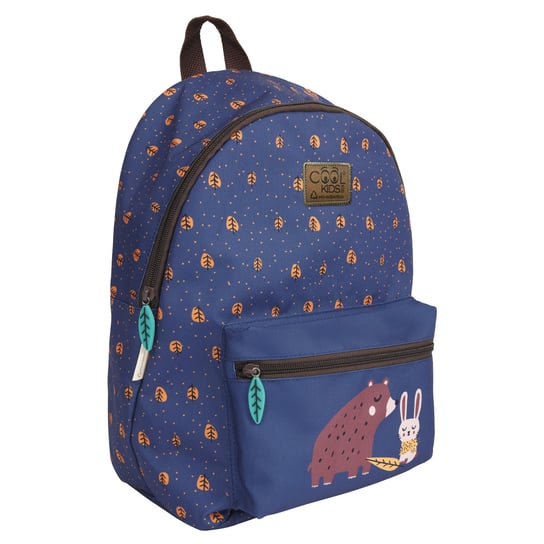 Plecak szkolny dla dziewczynki ciemnoniebieski Rozette Rozette