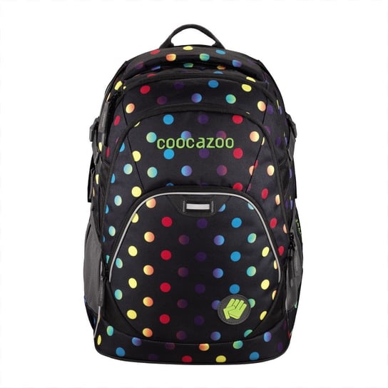 Plecak szkolny dla dziewczynki Coocazoo kropki trzykomorowy Coocazoo