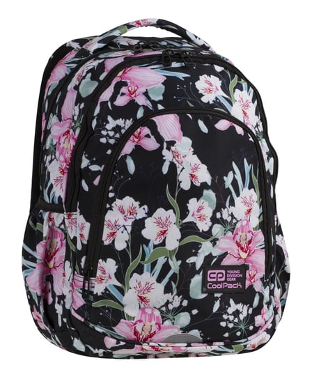Plecak szkolny dla dziewczynki CoolPack kwiaty dwukomorowy CoolPack