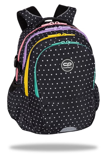 Plecak szkolny dla dziewczynki czarny CoolPack czterokomorowy CoolPack