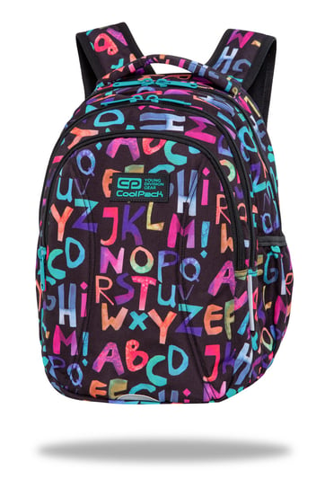 Plecak szkolny dla dziewczynki czarny CoolPack  trzykomorowy CoolPack