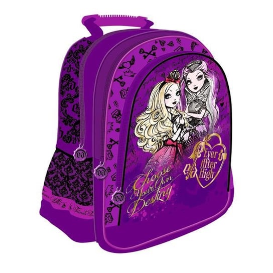 Plecak szkolny dla dziewczynki, Ever After High, fioletowy, St.Majewski St.Majewski