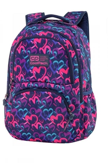 Plecak szkolny dla dziewczynki fioletowo-różowy Coolpack dwukomorowy CoolPack