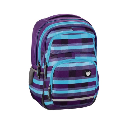 Plecak szkolny dla dziewczynki fioletowy All Out  trzykomorowy All Out