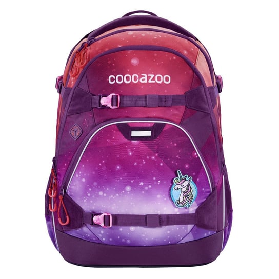 Plecak szkolny dla dziewczynki fioletowy Coocazoo wielokomorowy Coocazoo