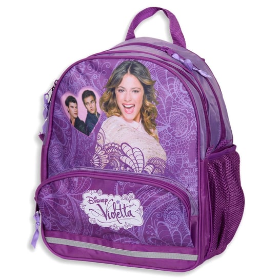 Plecak szkolny dla dziewczynki fioletowy Paso Violetta dwukomorowy Paso