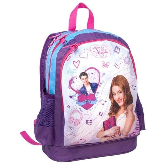 Plecak szkolny dla dziewczynki fioletowy PASO Violetta dwukomorowy Paso