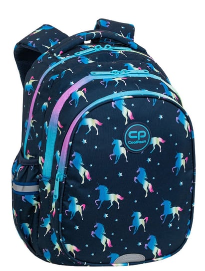 Plecak szkolny dla dziewczynki granatowy CoolPack jednorożec trzykomorowy CoolPack