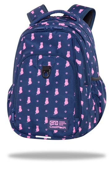 Plecak szkolny dla dziewczynki granatowy CoolPack  kot trzykomorowy CoolPack