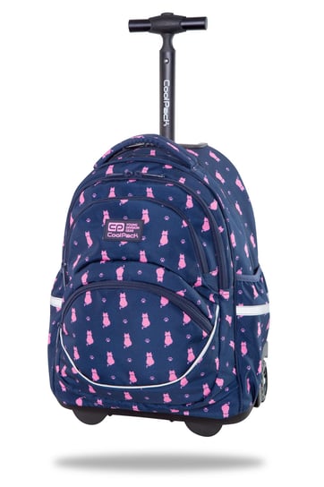 Plecak szkolny dla dziewczynki granatowy CoolPack Navy Kitty trzykomorowy CoolPack