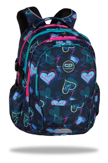 Plecak szkolny dla dziewczynki granatowy CoolPack wielokomorowy CoolPack
