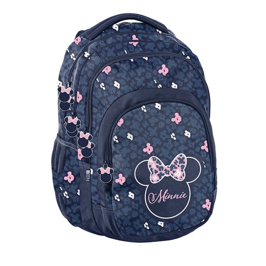 Plecak szkolny dla dziewczynki granatowy Paso Disney wielokomorowy Paso