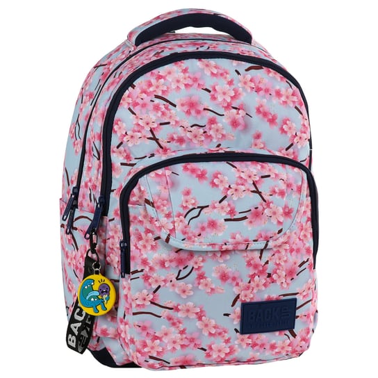 Plecak szkolny dla dziewczynki jasnobłękitny BackUp  trzykomorowy BackUp