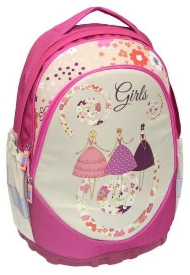Plecak szkolny dla dziewczynki MST Toys trzykomorowy MST Toys