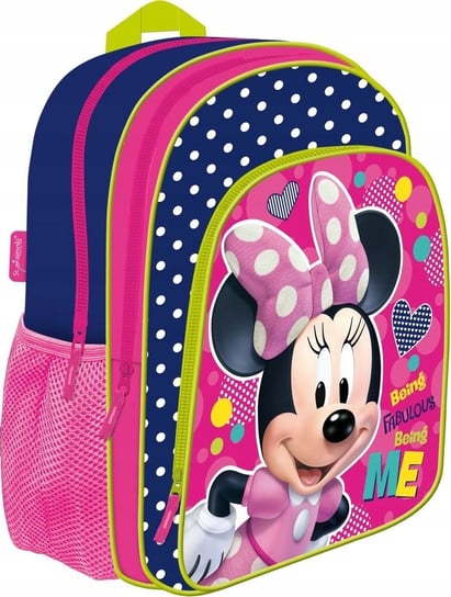 Plecak szkolny dla dziewczynki Myszka Minnie dwukomorowy St.Majewski