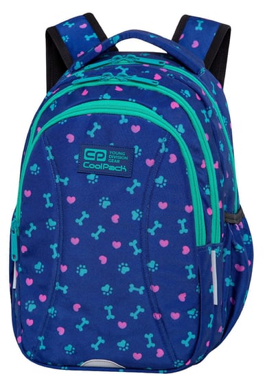 Plecak szkolny dla dziewczynki niebieski Coolpack pies CoolPack