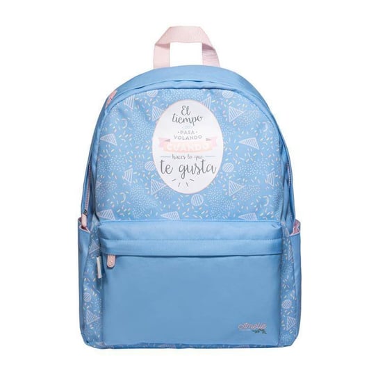 Plecak szkolny dla dziewczynki niebieski Forcetop  jednokomorowy Forcetop
