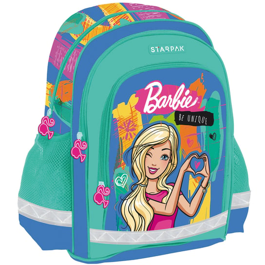 Plecak szkolny dla dziewczynki niebieski Starpak Barbie  jednokomorowy Starpak