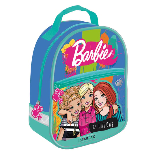 Plecak szkolny dla dziewczynki niebieski Starpak Barbie jednokomorowy Starpak